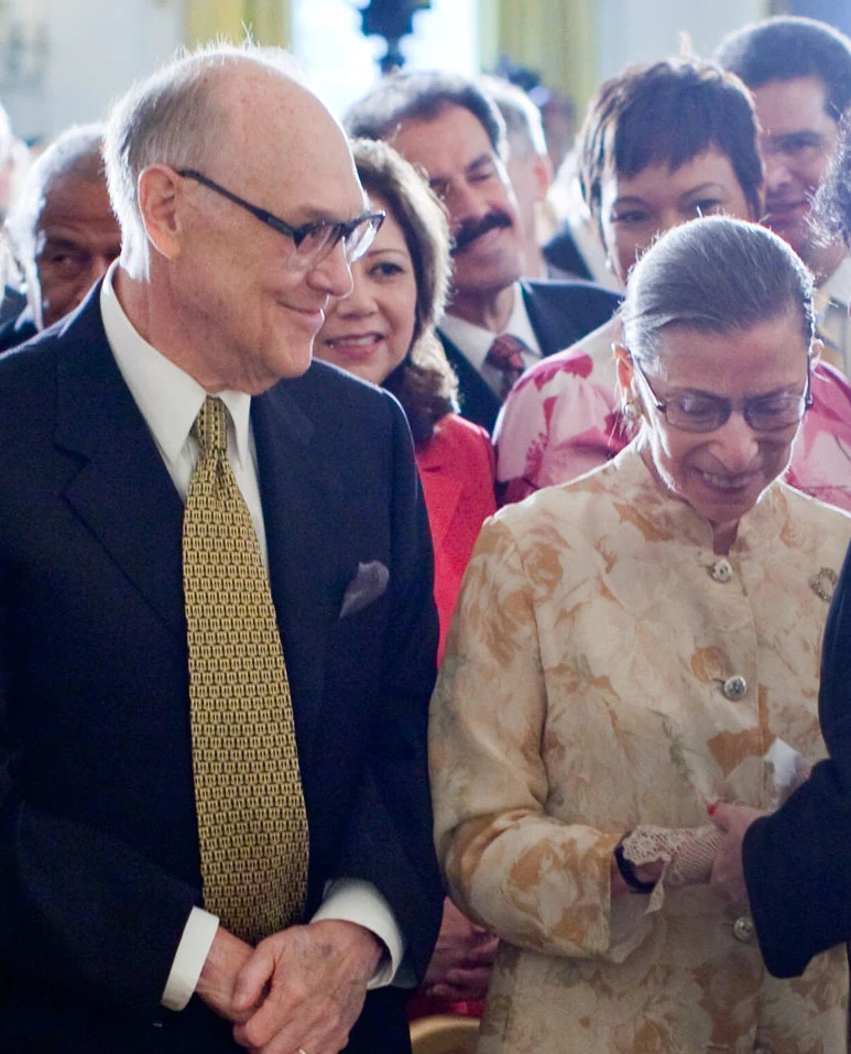 Martin e Ruth Bader Ginsburg, em fotografia de 2009.