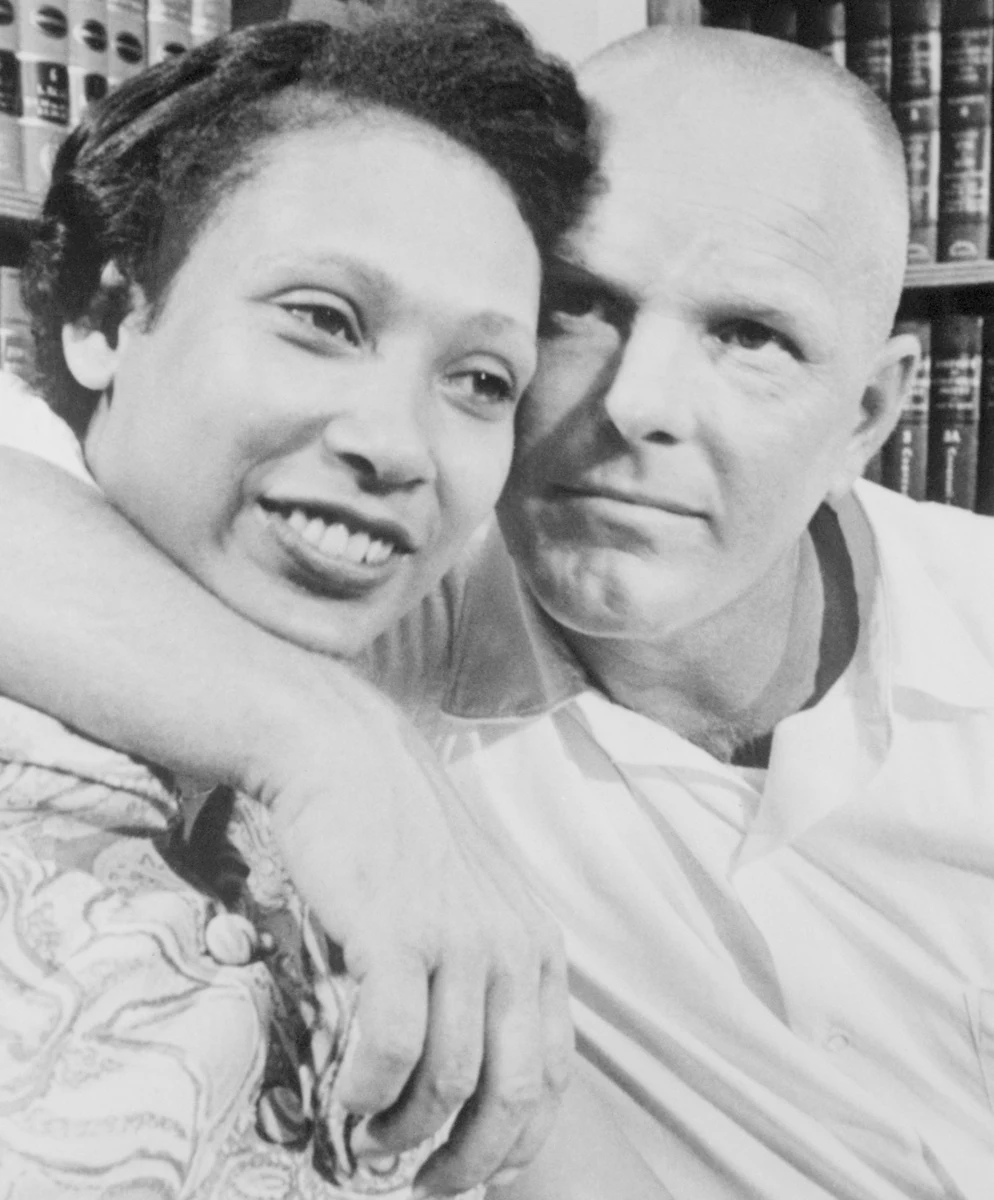 Mildred e Richard Loving em retrato de 1967, da United Press International.